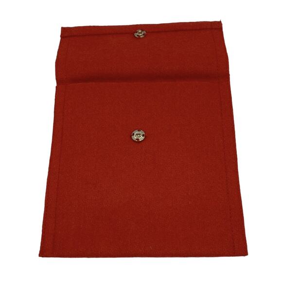 New Red Velvet Snap Button Gift Bag Jewelry Bag Packaging Bag Storage Pouch - Picture 5 of 11